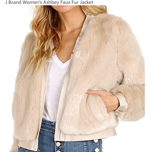 J Brand Faux Fur Jacket ✫ - Picture 3 of 3